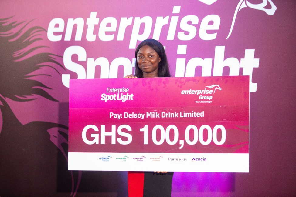 Bridget Eshun Wins GHS100,000 Grand Prize at Enterprise Spotlight Challenge